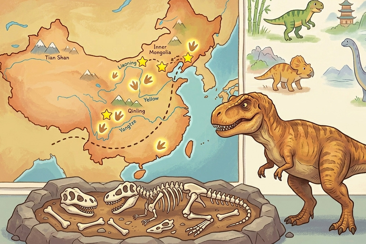 Dinosaurios de China