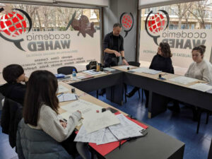 Taller de dibujar manga en Academia WAHED